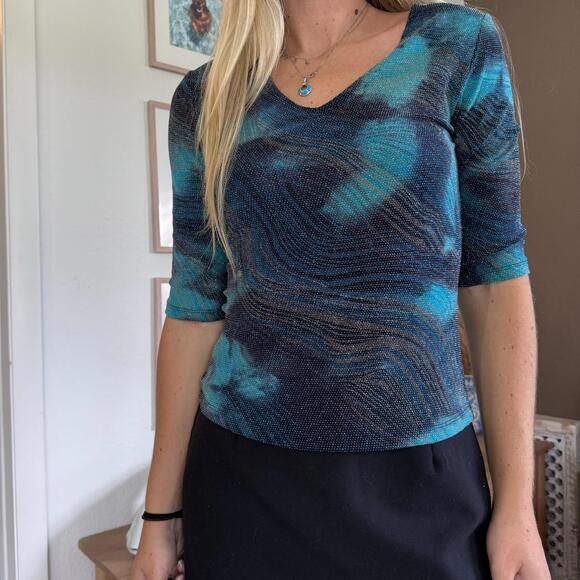 Mkm Blue Galaxysea Top No - Picture 3 of 6